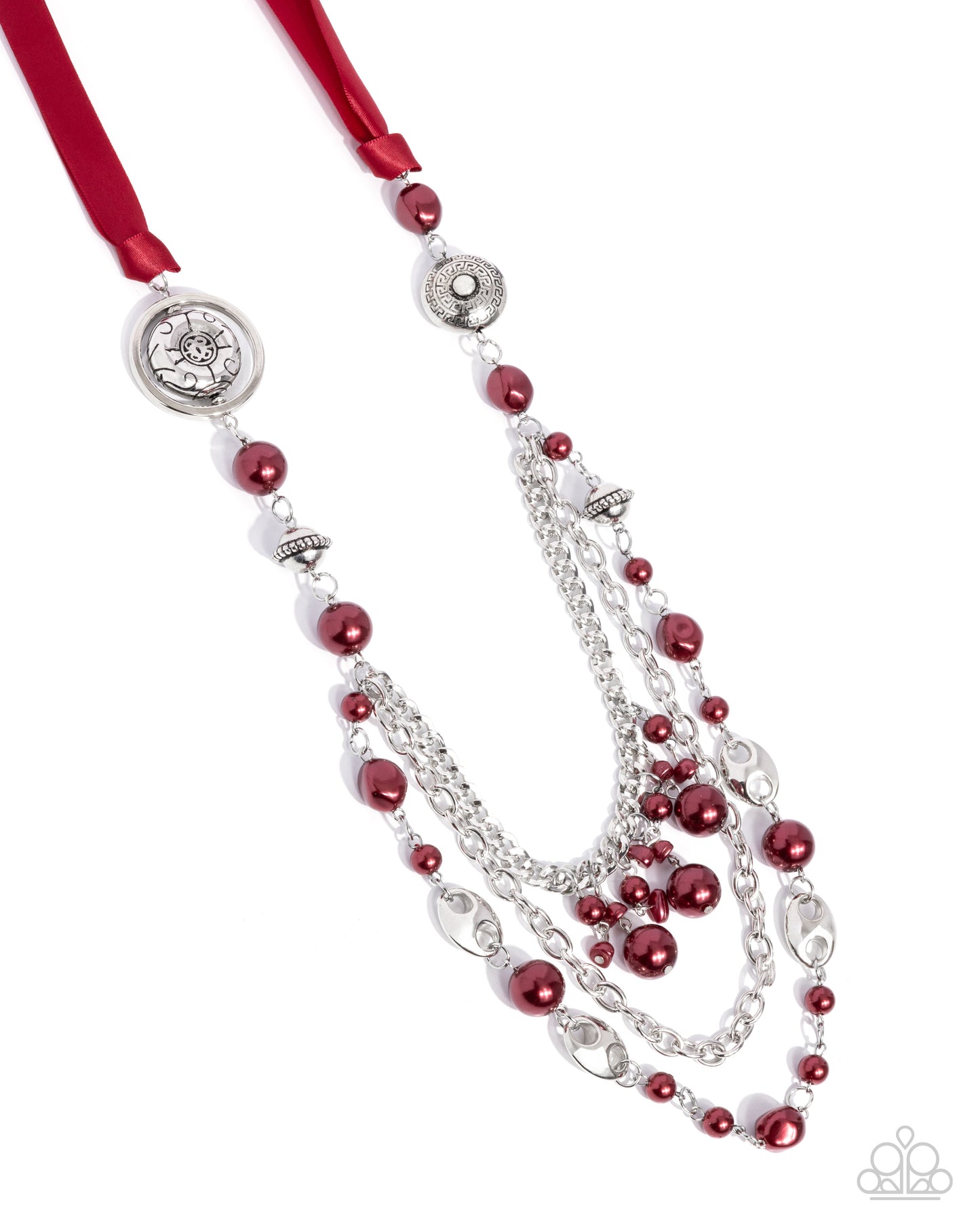 Paparazzi Accessories: All the Trimmings - Red Necklace