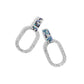 Paparazzi Accessories: Guarded Glitz - Blue Earrings