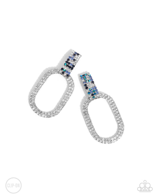 Paparazzi Accessories: Guarded Glitz - Blue Earrings