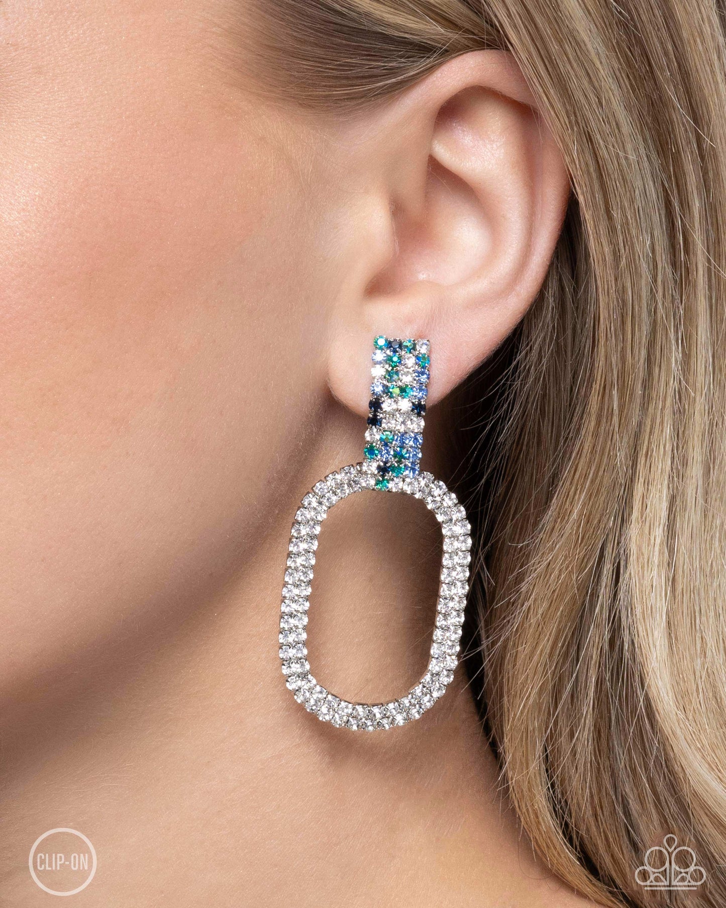 Paparazzi Accessories: Guarded Glitz - Blue Earrings