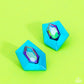 Paparazzi Accessories: Dauntless Detail - Blue Earrings