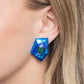 Paparazzi Accessories: Dauntless Detail - Blue Earrings