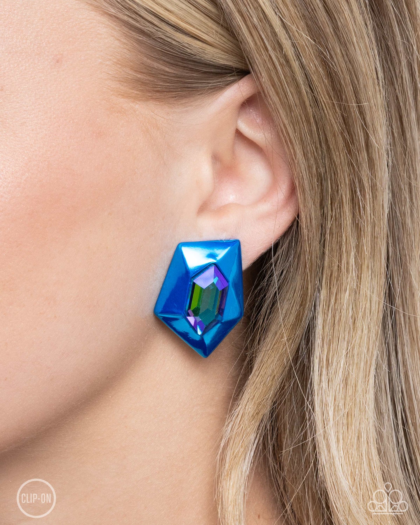 Paparazzi Accessories: Dauntless Detail - Blue Earrings