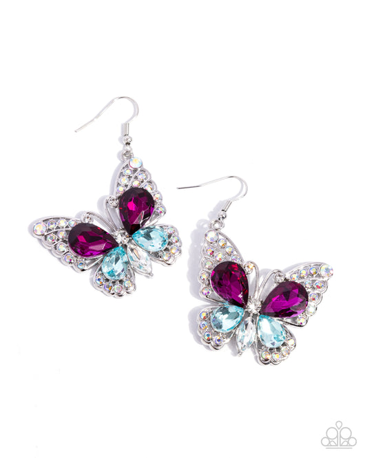 Paparazzi Accessories: Teardrop Takeoff - Multi Earrings