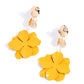 Paparazzi Accessories: Malibu Moderato - Gold Earrings