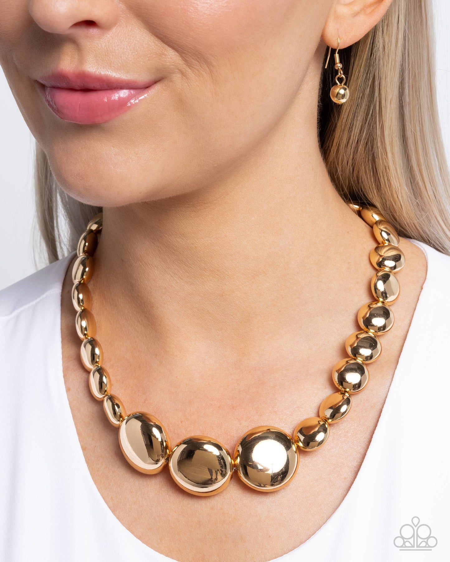 Paparazzi Accessories: Reflective Roar - Gold Necklace