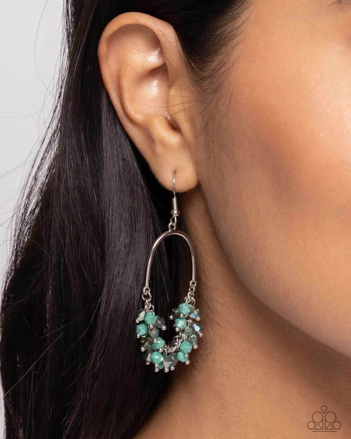 Paparazzi Accessories: Chandelier Check - Green Earrings