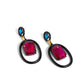 Paparazzi Accessories: Dipped in Dazzle - Black Earrings