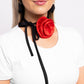 Paparazzi Accessories: Rosette Reality - Red Necklace