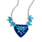 Paparazzi Accessories: Scintillating Shield - Blue Necklace