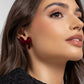 Paparazzi Accessories: Dapper Dedication - Red Earrings