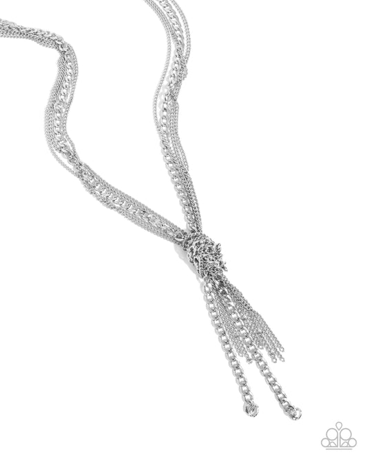 Paparazzi Accessories: Ignited Industry - Silver Necklace