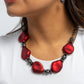 Paparazzi Accessories: Refulgent Reformation - Red Necklace