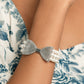 Paparazzi Accessories: Dapper Dialogue - White Bracelet