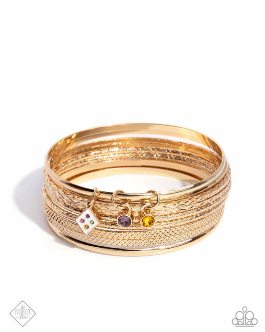 Paparazzi Accessories: Fixed Fashion - Gold Bracelets
