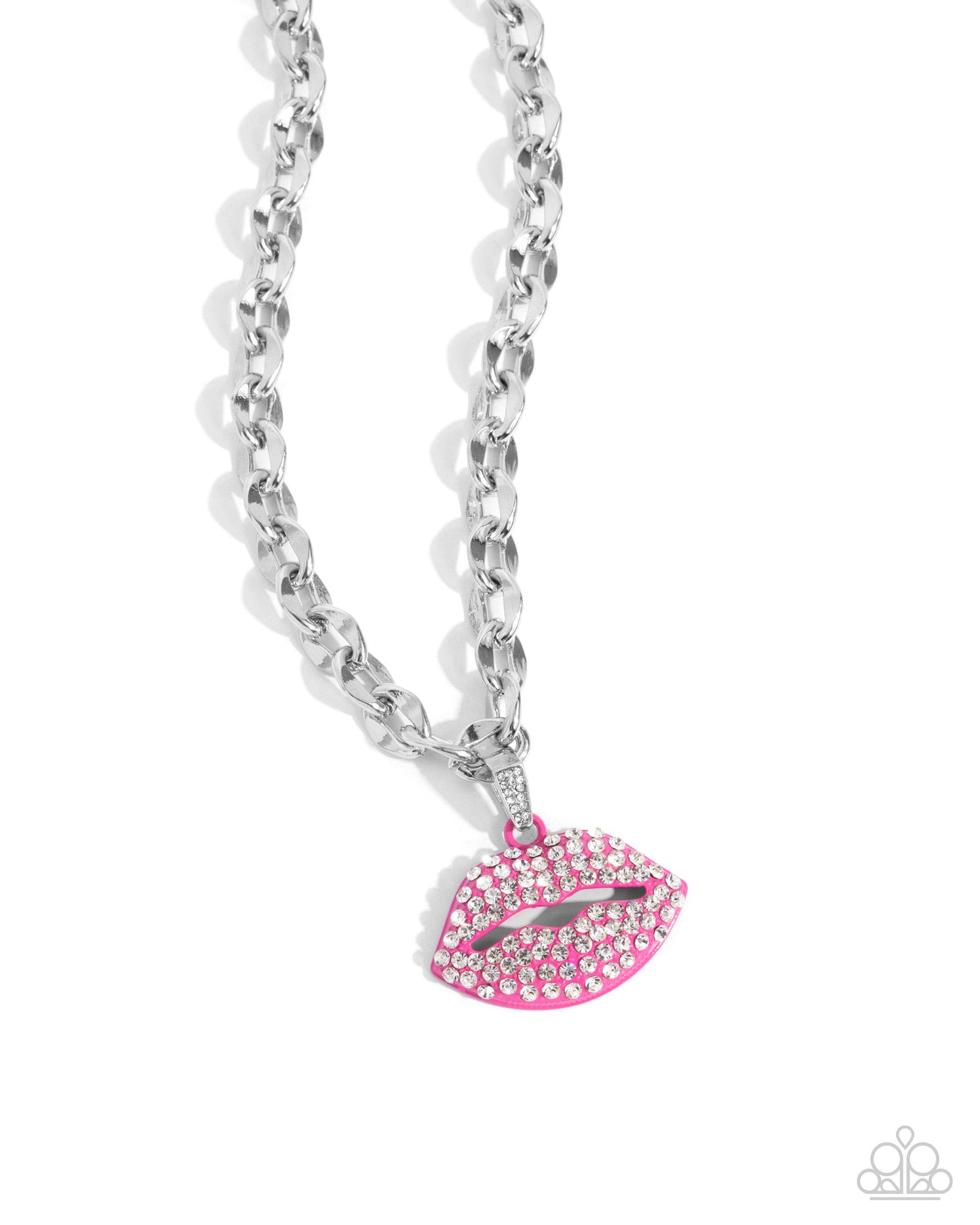 Paparazzi Accessories: Keepsake Kisser - Pink Necklace