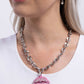 Paparazzi Accessories: Keepsake Kisser - Pink Necklace