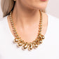 Paparazzi Accessories: Raindrop Rebel - Gold Necklace