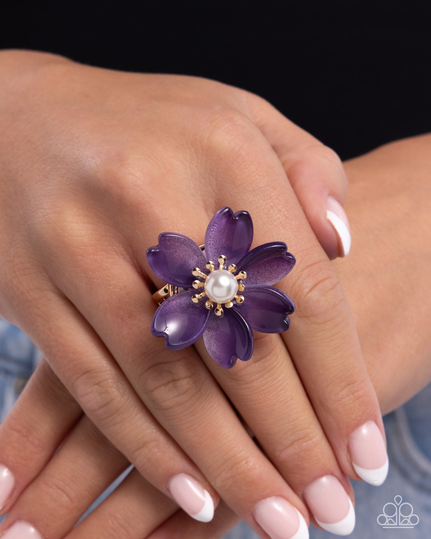 Paparazzi Accessories: Floral Force - Purple Rings