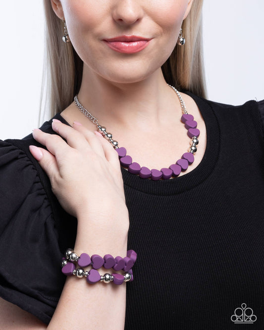 Paparazzi Accessories: Complete Look Purple Necklace