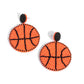Paparazzi Accessories: Shooting Hoops - Orange Earrings