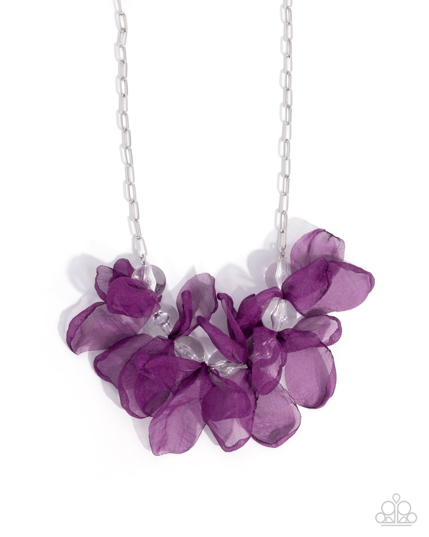 Paparazzi Accessories: Fancy Fabric - Purple Necklace