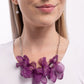 Paparazzi Accessories: Fancy Fabric - Purple Necklace