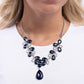 Paparazzi Accessories: Solo Exhibition - Blue Necklace
