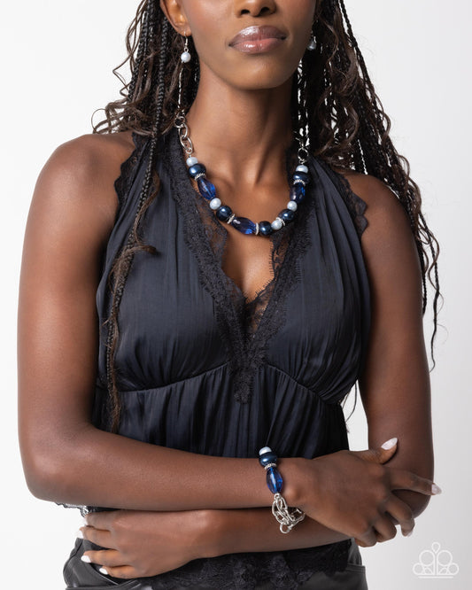 Paparazzi Accessories: Complete Look Blue Set