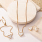 Paparazzi Accessories: Courting Collection - Complete Look Gold Set
