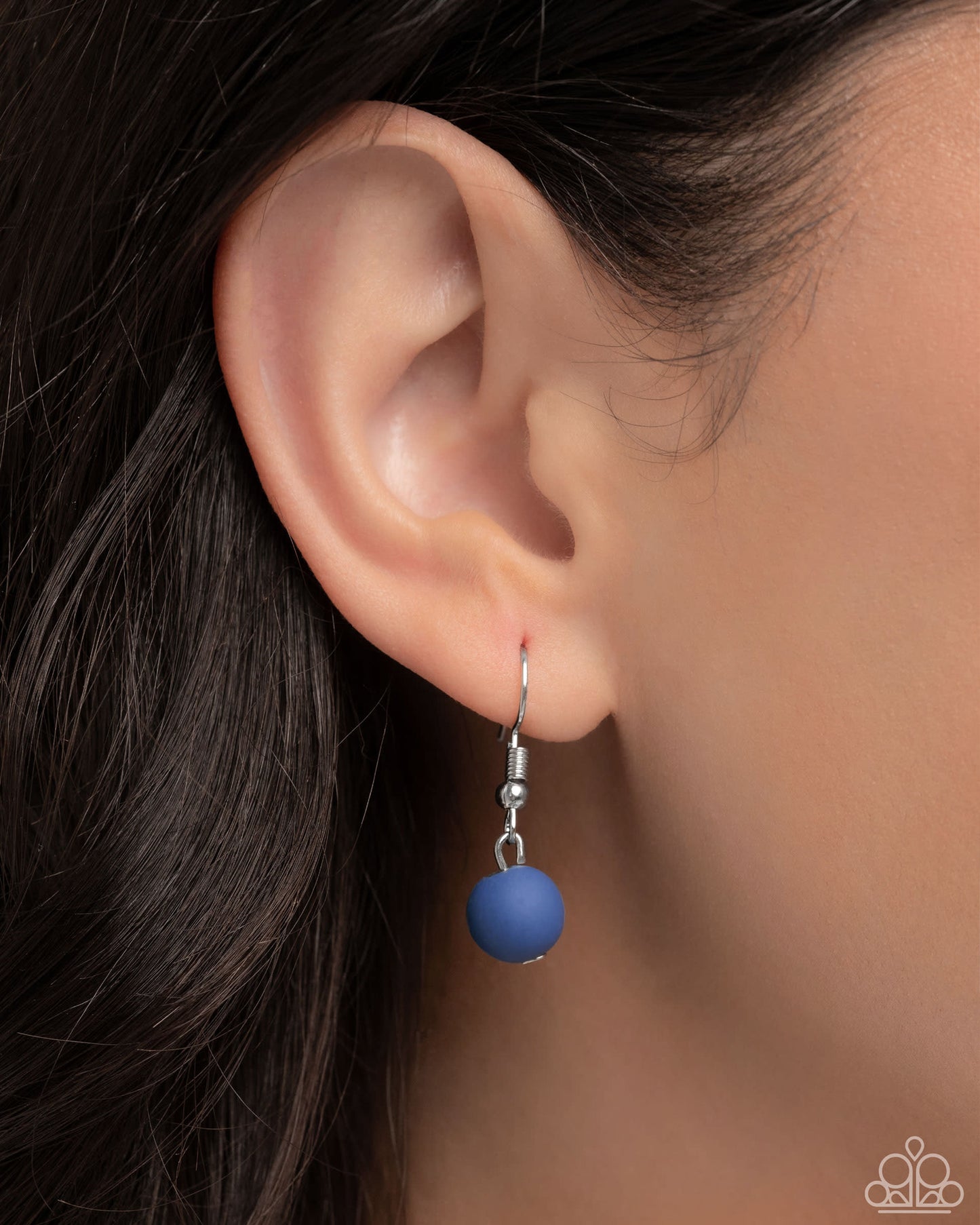 Paparazzi Accessories: Hematite Hallmark - Complete Look Blue Set