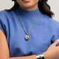 Paparazzi Accessories: Rule the Light - Complete Look Blue/Black Necklace Set