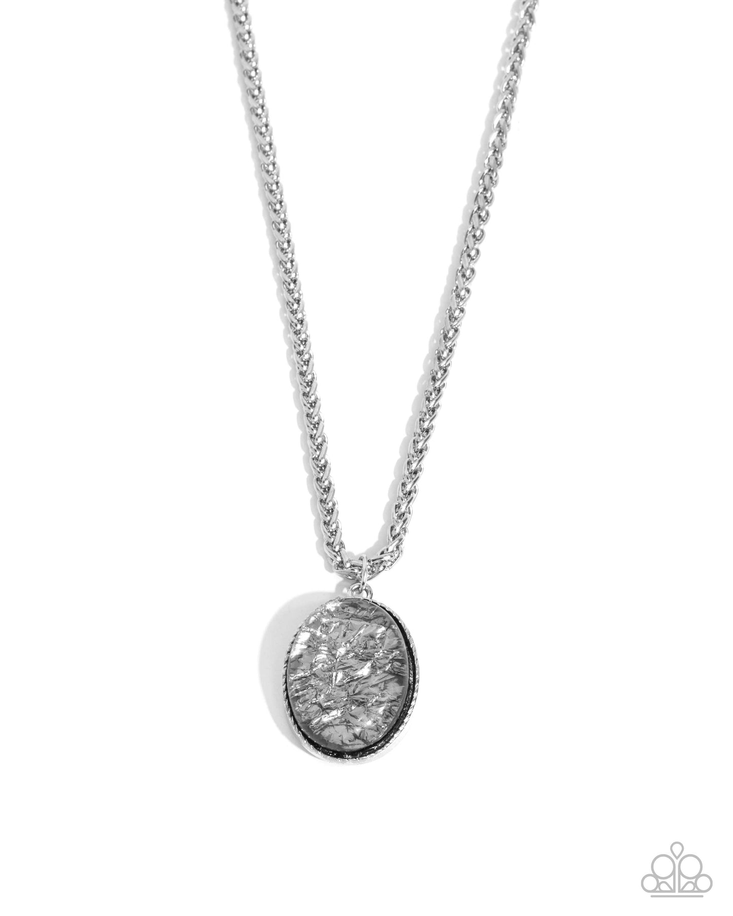Paparazzi Accessories: Rule the Light - Complete Look Blue/Black Necklace Set