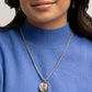 Paparazzi Accessories: Rule the Light - Complete Look Blue/Black Necklace Set