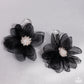 Paparazzi Accessories: Cosmopolitan Chiffon - Black Earrings
