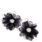 Paparazzi Accessories: Cosmopolitan Chiffon - Black Earrings