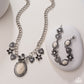 Paparazzi Accessories: Continuous Chronicle - Complete Look White Necklace