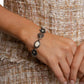 Paparazzi Accessories: Continuous Chronicle - Complete Look White Necklace