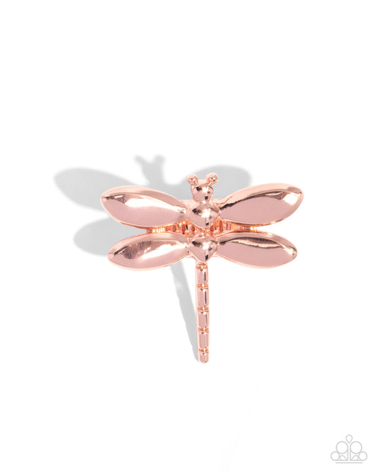 Paparazzi Accessories: Durable Dragonfly - Copper Ring
