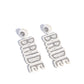 Paparazzi Accessories: Bridal Beading - White Earrings