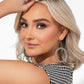 Paparazzi Accessories: Breathtaking Beacon - White Earrings April LOP 25