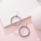 Paparazzi Accessories: Breathtaking Beacon - White Earrings April LOP 25
