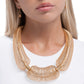 Paparazzi Accessories: Carefree Coils - Gold Necklace
