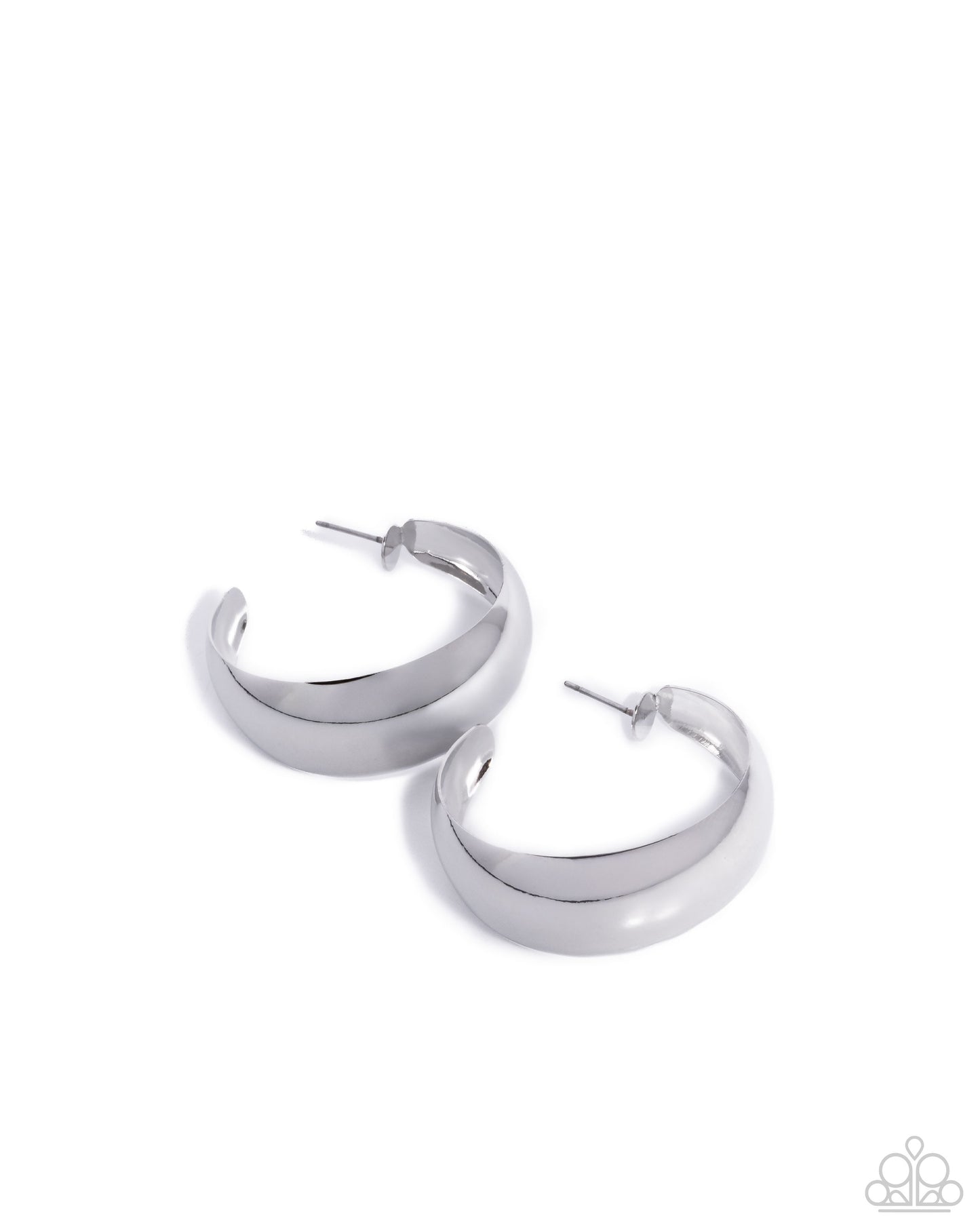 Paparazzi Accessories: Hammered Heritage - Silver Earrings