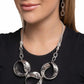 Paparazzi Accessories: Curly Cabaret - Silver Necklace