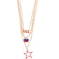 Paparazzi Accessories: Unforgettable USA - Gold Necklace