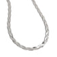 Paparazzi Accessories: Bewildering Braid - Silver Necklace April LOP 25