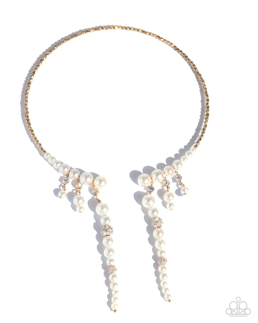 Paparazzi Accessories: Darling Decade - Gold Necklace