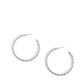 Paparazzi Accessories: Coiled Class - Silver Earrings