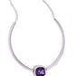 Paparazzi Accessories: Asscher Assumption - Purple Complete Look Set